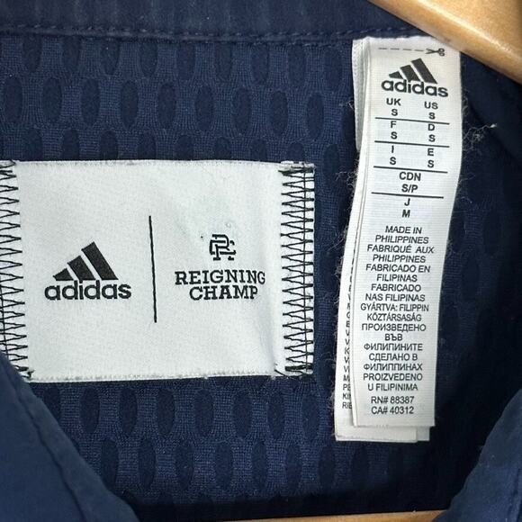 Adidas Reigning Champ Performance Snap Button Up Jacket Medium - Picture 4 of 8